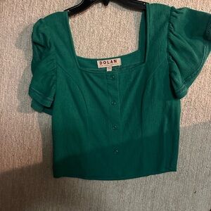 Dolan green top